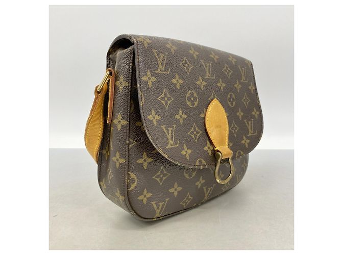 Borsa a tracolla Louis Vuitton Monogram Saint Cloud GM Marrone - vista 2