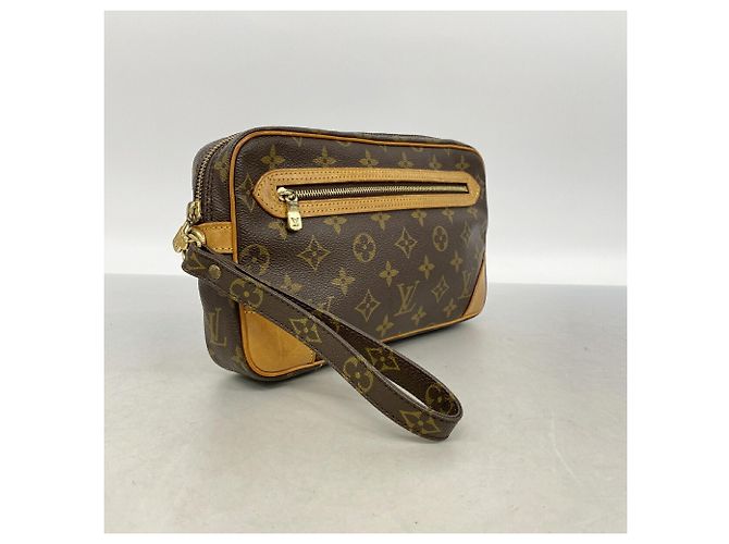 Borsa a pochette Louis Vuitton Monogram Marly Dragonne GM Marrone - vista 2