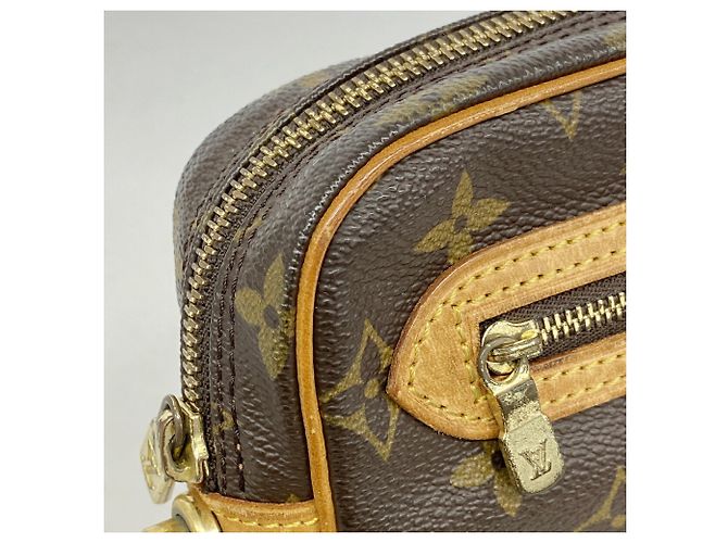 Borsa a pochette Louis Vuitton Monogram Marly Dragonne GM Marrone - vista 6