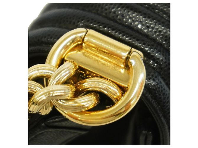 Borsa a Tracolla Chanel Boy Chain Nero - vista 11
