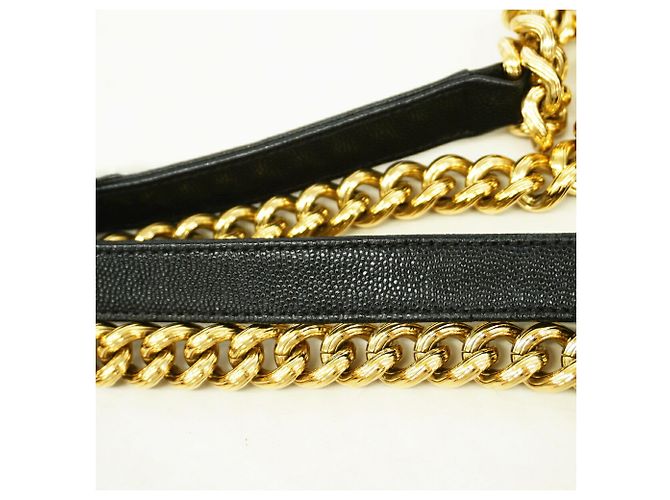 Borsa a Tracolla Chanel Boy Chain Nero - vista 7