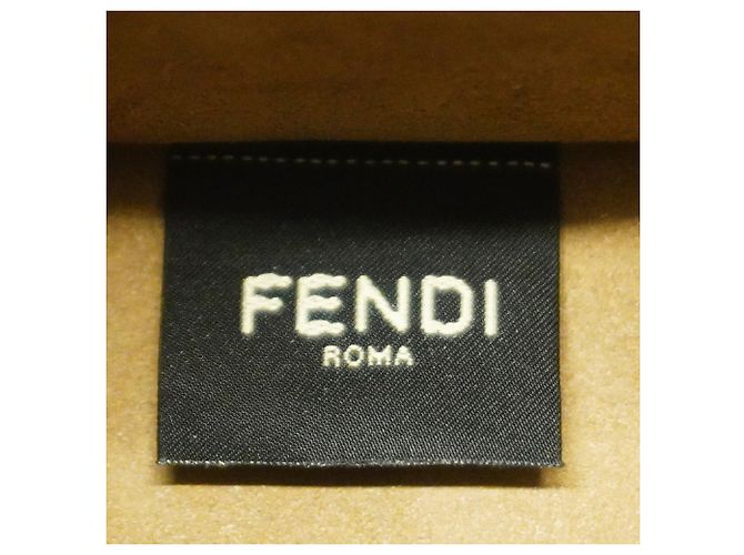 Bolso Tote Fendi Sunshine de denim Castaño Azul - vista 5