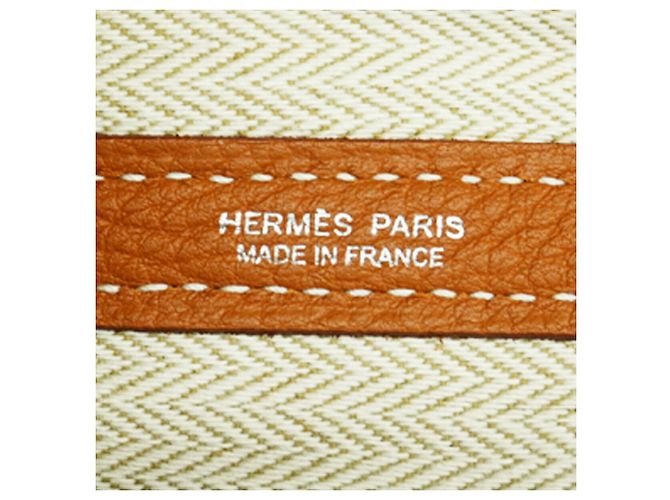 Hermès Bolso Tote Hermes Garden PM Dorado - vista 5