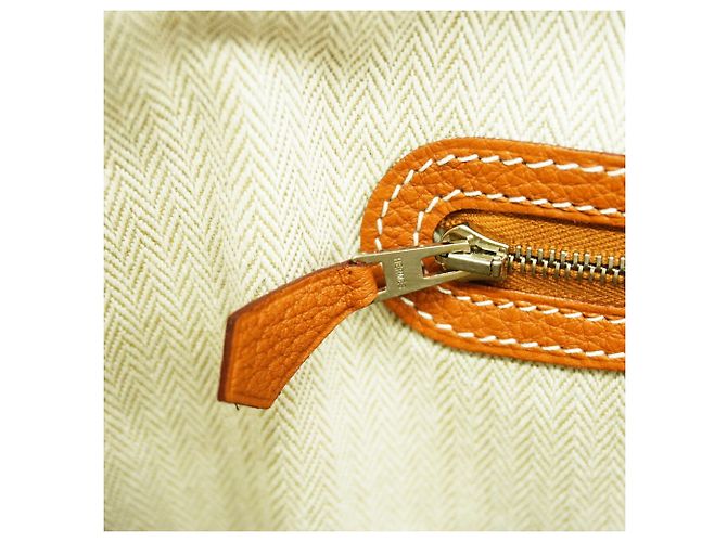 Hermès Bolso Tote Hermes Garden PM Dorado - vista 8
