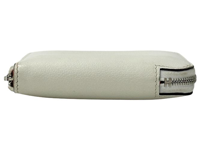 Hermès Portabiglietti Hermes in Arancione e Bianco - vista 3