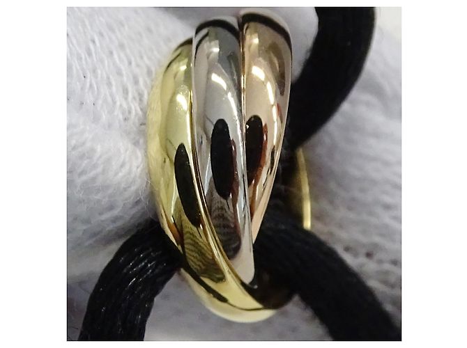 Pulseira Cartier Trinity com pingente Preto Dourado - vista 7