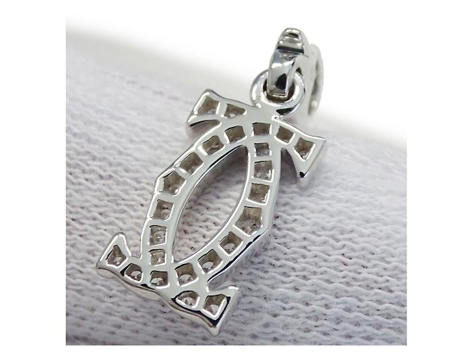 Pendente Cartier in oro bianco e diamanti - vista 9