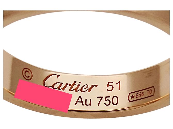 Anello Cartier Love in oro rosa D'oro - vista 5