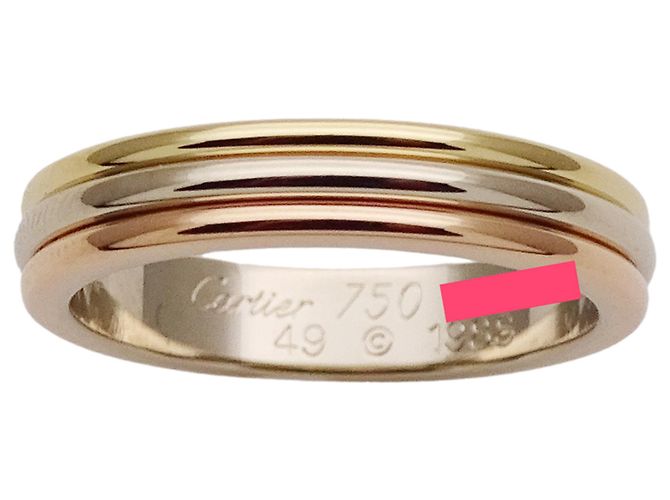 Cartier Ring aus dreifarbigem Gold Golden - Ansicht 2