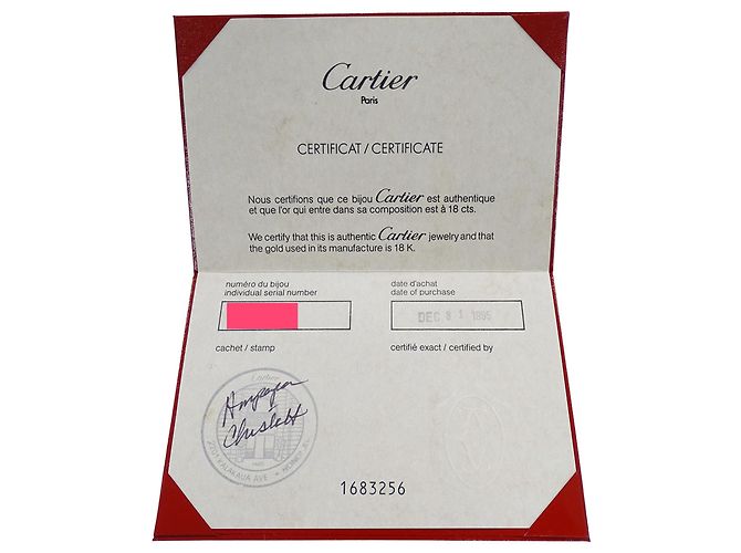 Cartier Ring aus dreifarbigem Gold Golden - Ansicht 6