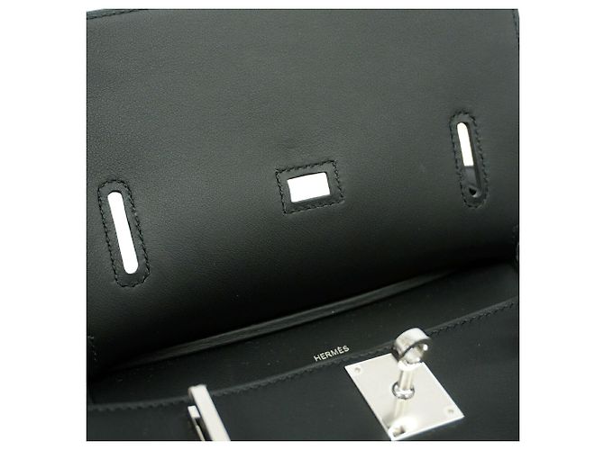 Hermès Bolsa de Ombro Hermes Jypsiere Mini Swift Preto - vista 9