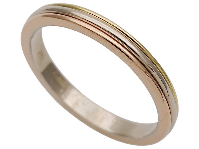 Cartier Tri-Color Gold Band Ring Golden - Ansicht 4