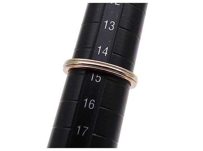 Cartier Tri-Color Gold Band Ring Golden - Ansicht 8