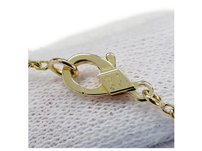Colar Vintage Alhambra Van Cleef & Arpels Dourado - vista 10