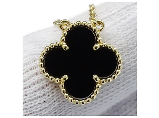 Colar Vintage Alhambra Van Cleef & Arpels Dourado - vista 13