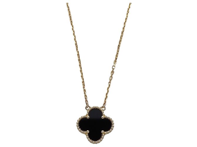 Colar Vintage Alhambra Van Cleef & Arpels Dourado - vista 2