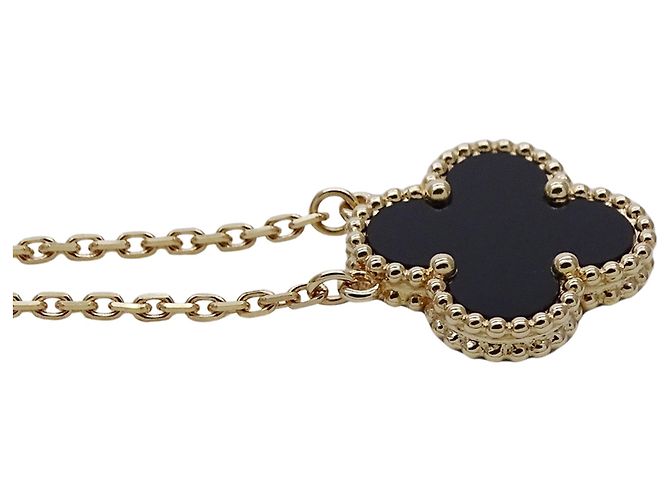 Colar Vintage Alhambra Van Cleef & Arpels Dourado - vista 3