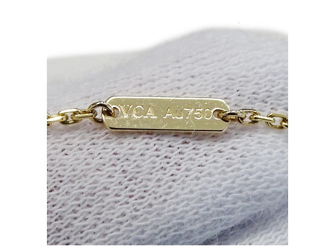 Colar Vintage Alhambra Van Cleef & Arpels Dourado - vista 9