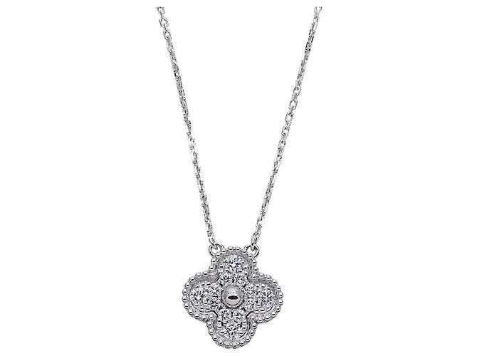 Collar Vintage Alhambra Van Cleef & Arpels Dorado - vista 2