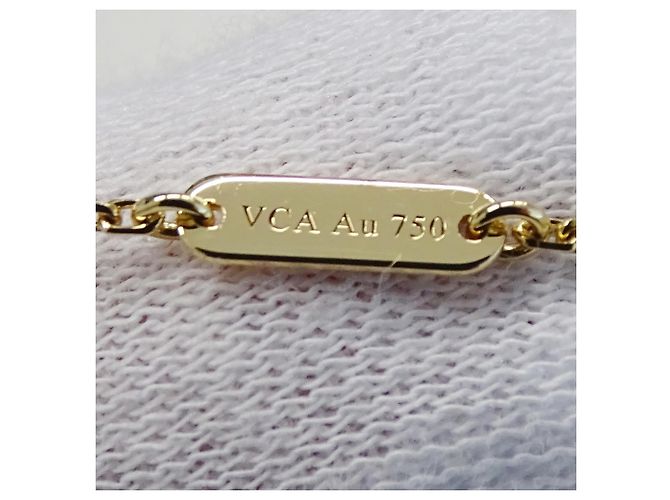 Collana Vintage Alhambra Van Cleef & Arpels in Oro Giallo D'oro - vista 12