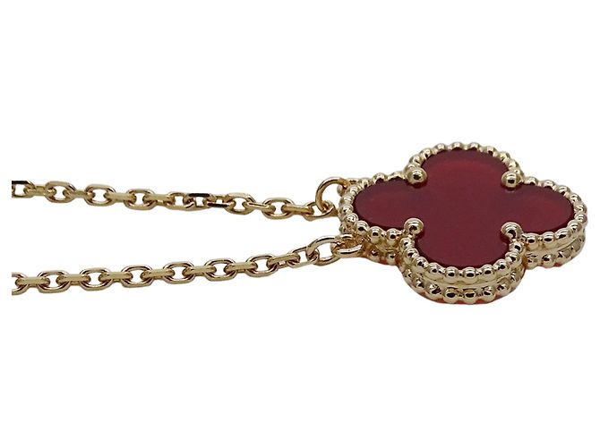 Collana Vintage Alhambra Van Cleef & Arpels in Oro Giallo D'oro - vista 3
