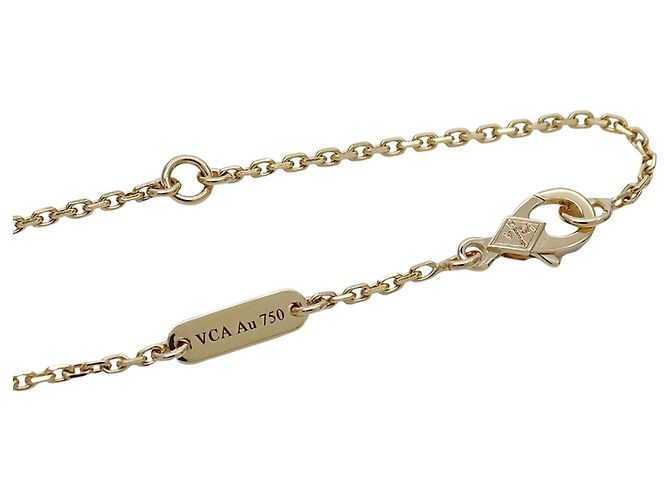 Collana Vintage Alhambra Van Cleef & Arpels in Oro Giallo D'oro - vista 5