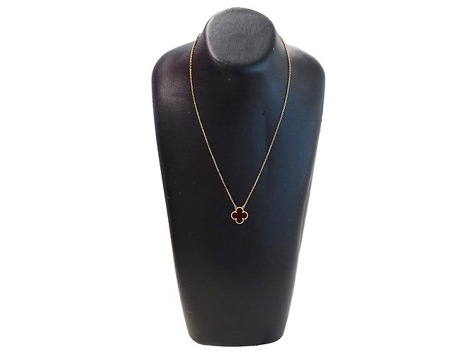 Collana Vintage Alhambra Van Cleef & Arpels in Oro Giallo D'oro - vista 8