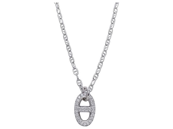 Hermès Collier Hermes HERMES Chaine d'Ancre Farandole PM Doré - vue 2