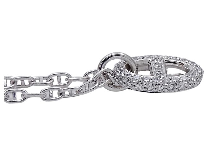 Hermès Collier Hermes HERMES Chaine d'Ancre Farandole PM Doré - vue 3