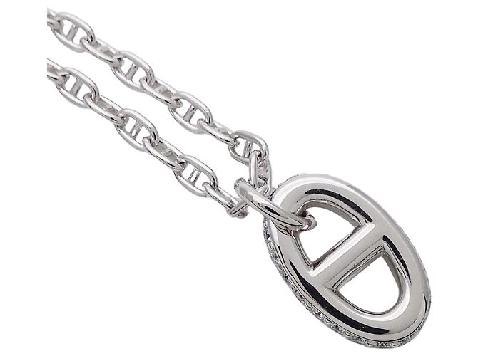 Hermès Collier Hermes HERMES Chaine d'Ancre Farandole PM Doré - vue 4