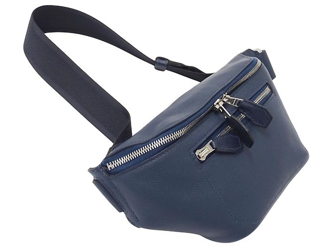 Hermès Borsa Sling Hermes Navy Blu navy - vista 4