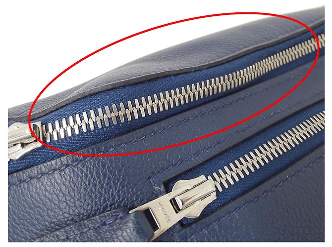 Hermès Borsa Sling Hermes Navy Blu navy - vista 9