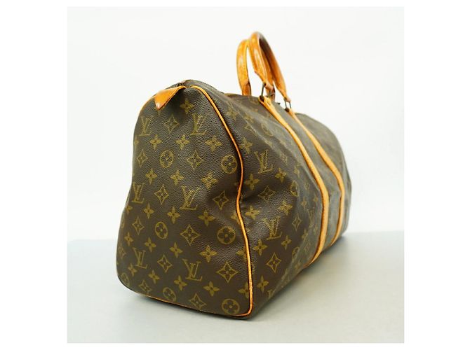 Borsa Boston Louis Vuitton Monogram Keepall 45 Marrone - vista 2
