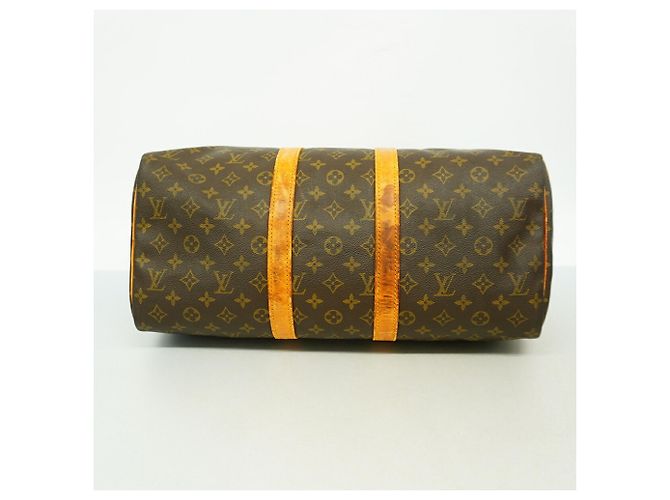 Borsa Boston Louis Vuitton Monogram Keepall 45 Marrone - vista 3