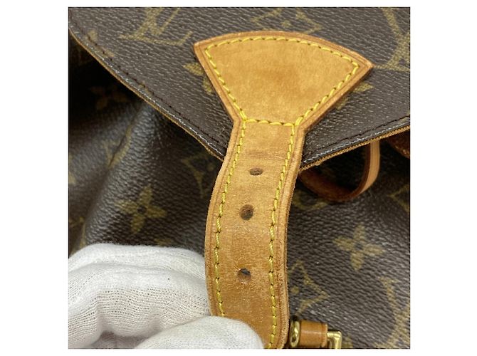 Mochila Louis Vuitton Monogram Montsouris MM Marrom - vista 11
