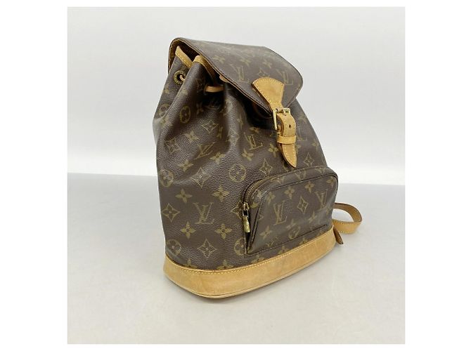 Mochila Louis Vuitton Monogram Montsouris MM Marrom - vista 2