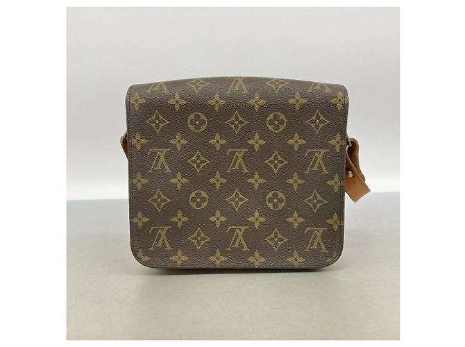 Louis Vuitton Monogram Cartouchiere MM Schultertasche Braun - Ansicht 11