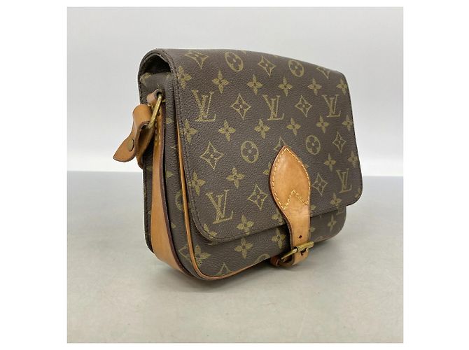 Louis Vuitton Monogram Cartouchiere MM Schultertasche Braun - Ansicht 2