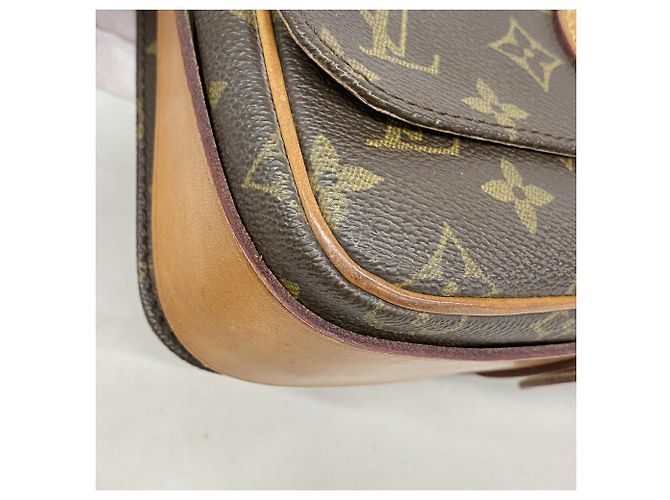 Louis Vuitton Monogram Cartouchiere MM Schultertasche Braun - Ansicht 6