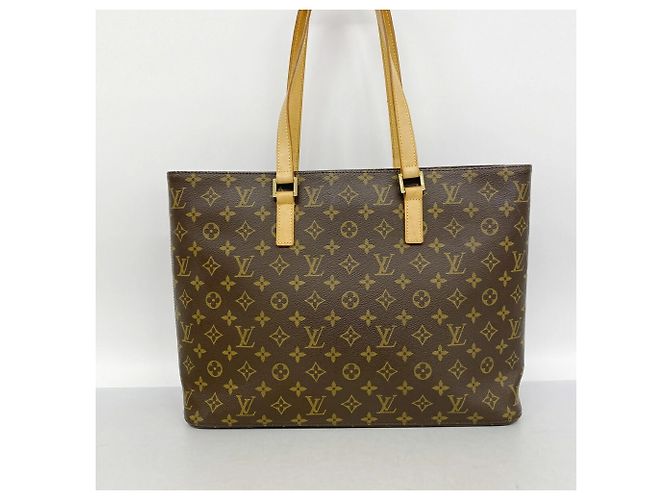 Louis Vuitton Monogram Luco Tote Bag Brown - view 10