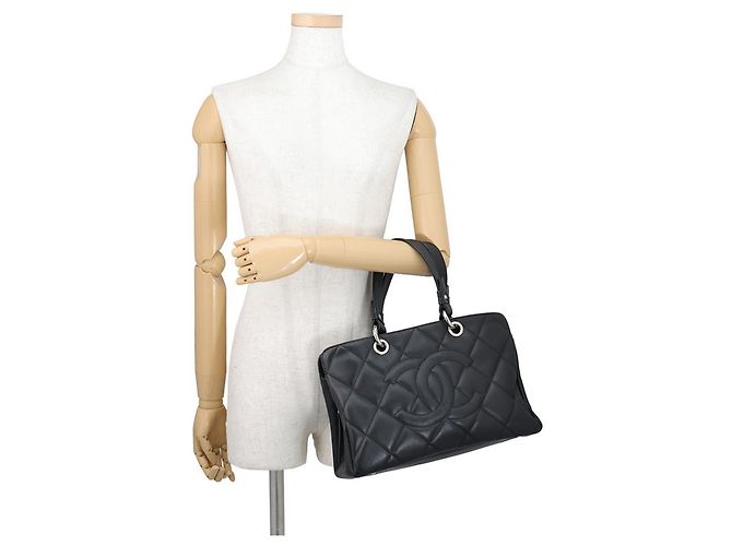 Borsa Tote Chanel Matelassé Nero - vista 4