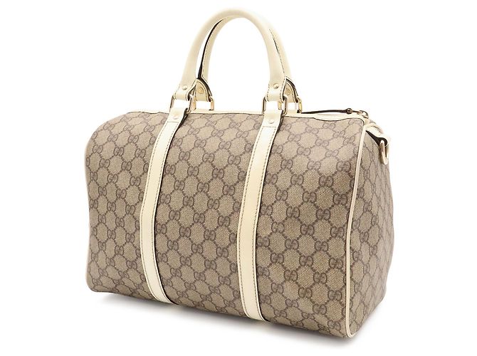 Borsa Gucci GG Supreme Grigio Crudo - vista 3