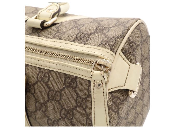 Borsa Gucci GG Supreme Grigio Crudo - vista 6