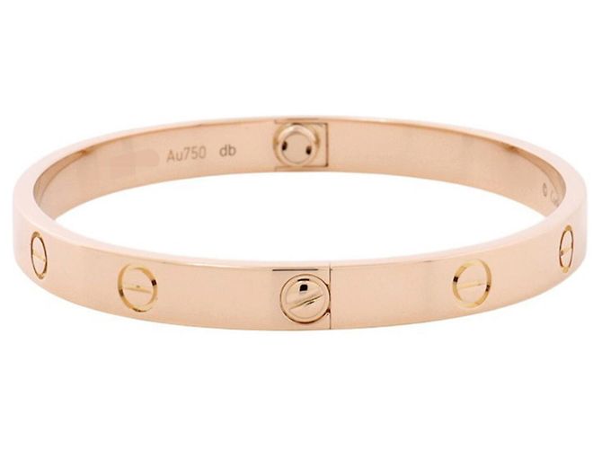 Bracciale Cartier Love in oro rosa - vista 2