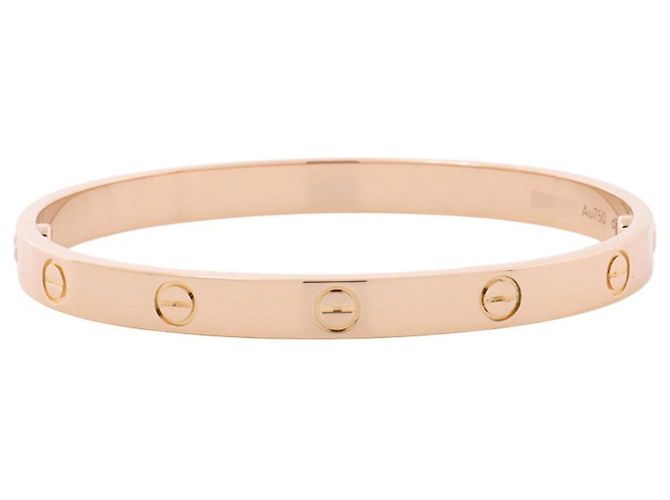 Bracciale Cartier Love in oro rosa - vista 3