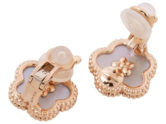 Orecchini Van Cleef & Arpels Lucky Spring Plum Blossom - vista 3