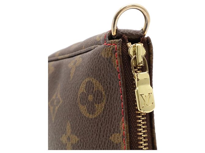 Borsa Louis Vuitton Monogram Cherry Pochette Accessoires Marrone Monogramma - vista 6