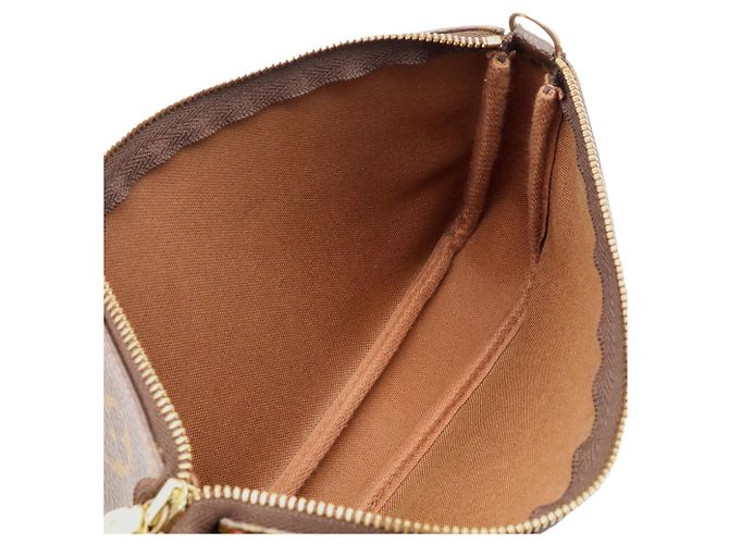 Borsa Louis Vuitton Monogram Cherry Pochette Accessoires Marrone Monogramma - vista 8