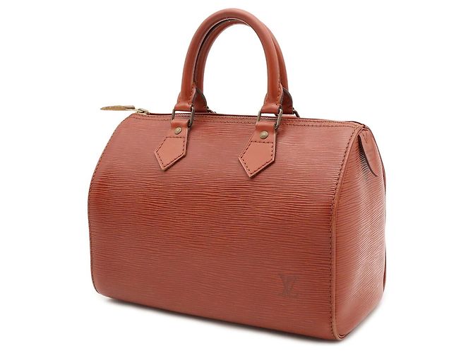 Bolsa Louis Vuitton Epi Speedy 25 Marrom - vista 3
