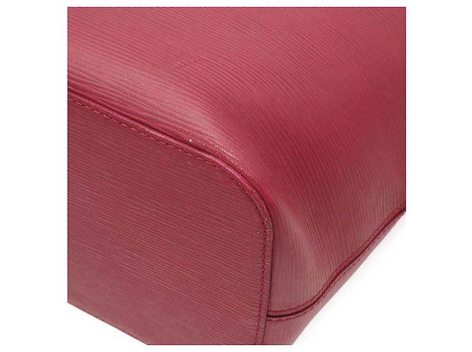 Sac Cabas Louis Vuitton Epi Neverfull MM Fuschia - vue 4